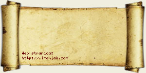 Tamara Aćin vizit kartica